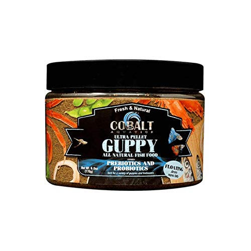 Cobalt Aquatics25142Ultra Guppy Nano Bits Floating .6mm 6 oz, Natural