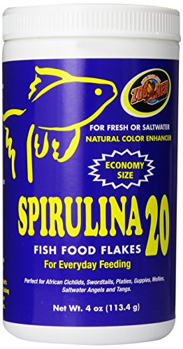 Zoo Med Spirulina 20 Flake Fish Food, 4-ουγγιές